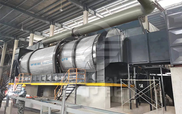 新型啤酒糟烘干機運行現(xiàn)場 新型啤酒糟烘干機運行現(xiàn)場